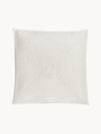 Kissenhülle Justina im Jutelook, 100% Baumwolle, Off White, B 45 x L 45 cm