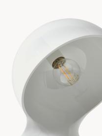 Kleine tafellamp Dalù, Lamp: polycarbonaat, Wit, Ø 18 x H 26 cm