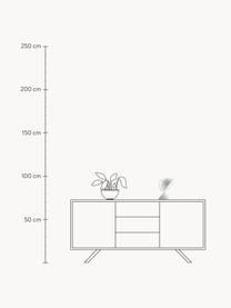 Tafellamp Dalu, Polycarbonaat, Wit, Ø 18 x H 26 cm