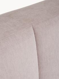 Lit à sommier tapissier Oberon, Tissu rose pâle, larg. 140 x long. 200 cm, indice de fermeté 2
