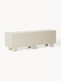 Credenza bassa Fana, Gambe: legno di pioppo, Questo p, Beige, Larg. 180 x Alt. 57 cm