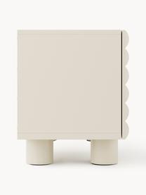 Credenza bassa Fana, Gambe: legno di pioppo, Questo p, Beige, Larg. 180 x Alt. 57 cm