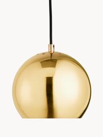 Lampada a sospensione piccola a sfera Ball, Dorato lucido, Ø 18 x Alt. 16 cm