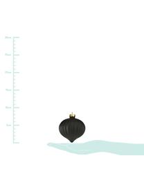 Súprava vianočných ozdôb Origami, 6 dielov, Čierna, šampaň
