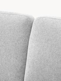 Ecksofa Fluente, Bezug: 100 % Polyester Der strap, Gestell: Massives Kiefernholz, Bir, Webstoff Hellgrau, B 221 x T 200 cm, Eckteil links