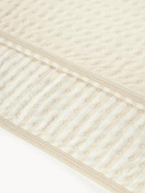 Gesteppte Tagesdecke Nivia aus Baumwolle, Bezug: 100 % Baumwolle, Off White, Hellbeige, B 180 x L 250 cm (für Betten bis 140 x 200 cm)