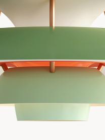 Lámpara de techo PH 5 Mini, Pantalla: metal recubierto, Cable: cubierto en tela, Verde claro, verde oscuro, dorado, Ø 30 x Al 16 cm