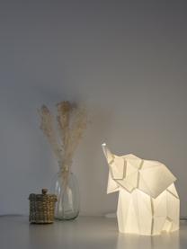 Stolní LED lampa z papíru Baby Elephant, k sestavení, Bílá