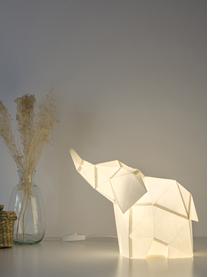 Lampada da tavolo in carta Baby Elephant, Paralume: carta, 160 g/m², Bianco, Larg. 23 x Alt. 24 cm