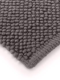 Tapis de bain gris foncé Anja, Gris foncé