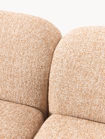 Modulares Sofa Wolke (4-Sitzer) aus Bouclé, Bezug: Bouclé (96 % Polyester, 4, Bouclé Orange, B 343 x T 118 cm