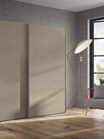 Schuifdeurkast Oliver met 2 deuren, inclusief montageservice, Frame: panelen op houtbasis, gel, Beige, 202 x 225 cm