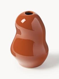 Vases en grès Madhuri, 3 élém., Grès cérame, Orange, Lot de différentes tailles