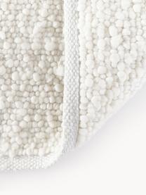 Handgewebter Teppich Leah, 88 % Polyester, 12 % Jute, GRS-zertifiziert, Weiss, B 80 x L 150 cm (Grösse XS)