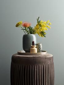 Vase en céramique Verena, Vert, brun