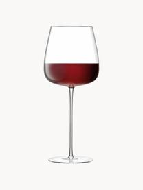 Filigrane mundgeblasene Rotweingläser Wine Culture, 2 Stück, Glas, Transparent, Ø 11 x H 26 cm, 715 ml