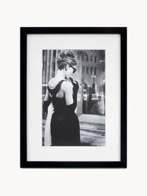 Oprawiony druk cyfrowy Breakfast at Tiffany's, Czarny, biały, S 33 x W 43 cm