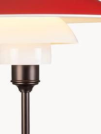 Lámpara de pie grande soplada PH 3½-2½, Pantalla: aluminio recubierto, vidr, Estructura: cobre, Cable: plástico, Rojo, cobre, Ø 33 x Al 45 cm
