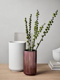 Porcelánová váza Lyngby, V 25 cm, Porcelán, Biela, Ø 15 x V 25 cm