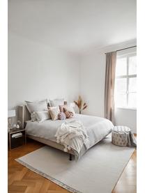 Poszewka na poduszkę z organicznej satyny bawełnianej Premium, 2 szt., Jasny szary, S 40 x D 80 cm