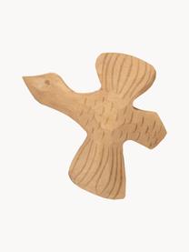 Handgefertigter Wandhaken Billie Bird aus Espenholz, Espenholz, Espenholz, B 11 x H 11 cm