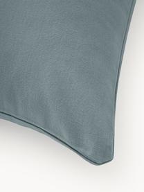 Funda de almohada de franela Biba, Azul petróleo, An 45 x L 110 cm
