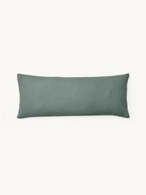 Funda de almohada de franela Biba, Azul petróleo, An 45 x L 110 cm