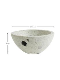 Bol decorativo Terrazzo, Gres, Beige, Ø 15 x Al 6 cm