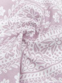 Renforcé-Bettwäsche Manon mit Paisley-Muster aus Bio-Baumwolle, Webart: Renforcé Fadendichte 144 , Lavendel, Weiss, gemustert, 135 x 200 cm + 1 Kissen 80 x 80 cm