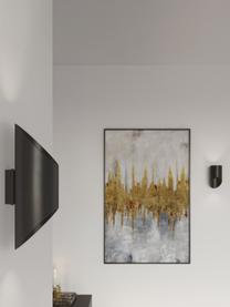 Kinkiet Nixon, Aluminium powlekane, Czarny, S 10 x W 30 cm