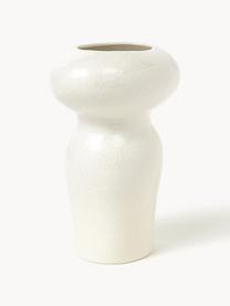 Vaso Sakai, alt. 31 cm, Gres smaltato, Bianco latte, Larg. 23 x Alt. 31 cm