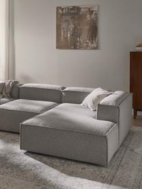 Modulares Ecksofa Lennon aus Bouclé, Bezug: Bouclé (100 % Polyester) , Gestell: Massives Kiefernholz, Spe, Bouclé Taupe, B 327 x T 180 cm, Eckteil links