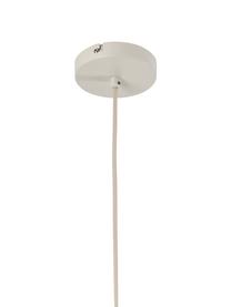 Lampa wisząca z plecionki wiedeńskiej Klea, Jasny beżowy, brązowy, Ø 55 x W 42 cm