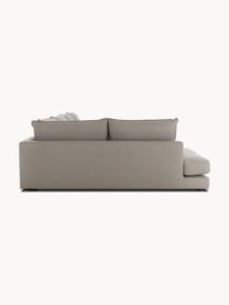 XL-Ecksofa Tribeca, Bezug: 100 % Polyester Der hochw, Gestell: Massives Kiefernholz, Füße: Massives Buchenholz, lack, Webstoff Taupe, B 405 x T 228 cm, Eckteil rechts