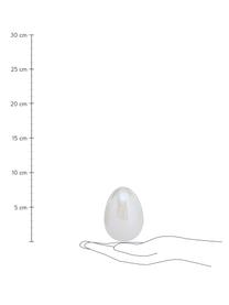 Deko-Objekte-Set Lany, 3-tlg., Dolomit, Beige, Hellbeige, gebrochenes Weiß mit Perleffekt, Ø 8 x H 11 cm
