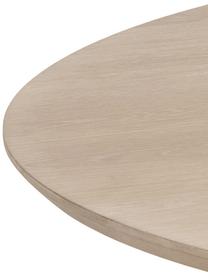 Mesa de comedor redonda de madera Christo, Ø 120 cm, Tablero: chapa de madera de roble, Madera de roble, Ø 120 cm