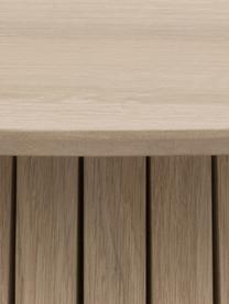 Tavolo rotondo in legno Christo, Ø 120 cm, Pannello di fibra a media densità (MDF) con finitura in legno di quercia oliato, Legno di quercia, Ø 120 cm