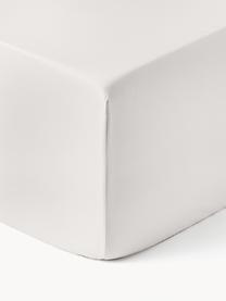 Lenzuolo con angoli boxspring in raso di cotone Premium, Grigio chiaro, Larg. 90 x Lung. 200 cm, Alt. 35 cm