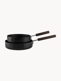 Braadpan Black met antiaanbaklaag, verschillende maten, Zwart, donker hout, Ø 24 x H 9 cm