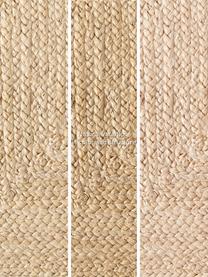 Jute-Fussmatte Sharmila, 100 % Jute, Off White, B 45 x L 75 cm