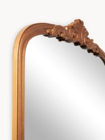 Specchio barocco da parete Fabricio, Cornice: pannello di fibra a media, Retro: pannello di fibra a media, Superficie dello specchio: lastra di vetro, Dorato, Larg. 85 x Alt. 100 cm