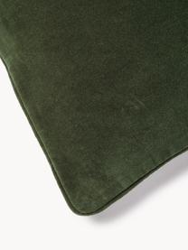 Housse de coussin en velours Dana, 100 % coton

Le matériau est certifié STANDARD 100 OEKO-TEX®, 21.HCN.84376, Hohenstein, Vert foncé, larg. 50 x long. 50 cm