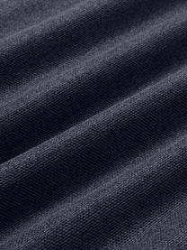 Bankkussen Lennon, Bekleding: 100% polyester, Geweven stof donkerblauw, B 50 x L 80 cm