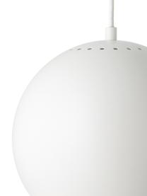 Lampa wisząca Ball, Biały matowy, biały, Ø 18 x W 16 cm