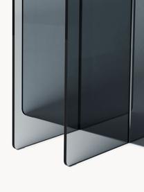 Mesa de comedor redonda de vidrio Anouk, Ø 120 cm, Vidrio, Gris transparente, Ø 120 cm