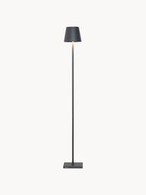 Lampa podłogowa LED z funkcją przyciemniania Poldina, Ciemny szary, matowy, W 122 cm