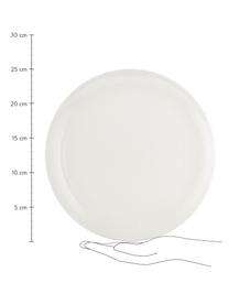 Service de table porcelaine blanche Darby, 4 personnes (12 élém.), Porcelaine New Bone China, Blanc, Lot de différentes tailles