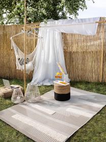 In- & outdoor vloerkleed Carlo met hoog-laag effect, Beige, bruintinten, B 80 x L 150 cm (maat XS)