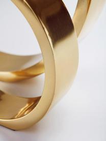 Pieza decorativa Ring, Metal recubierto, Dorado, Ø 25 x Al 25 cm