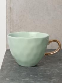 Tasse à thé Good Morning, Grès cérame, Vert menthe, Ø 11 x haut. 8 cm, 350 ml